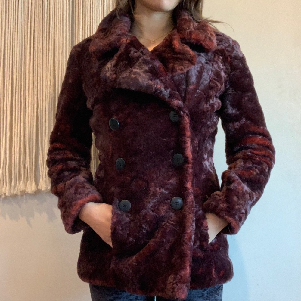 Vintage Faux Fur Party Coat